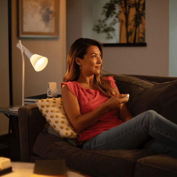 Kit de démarrage 2 ampoules intelligentes E27 Ambiance blanche et couleur + régulateur d'intensité