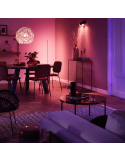 Kit de inicio 3 bombillas inteligentes E27 color ambiance y Hue Bridge ambiente