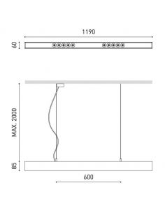 Black Foster Suspension ArkosLight 2