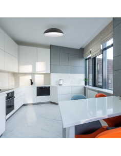 Plafón de techo Kazz negro E27 2