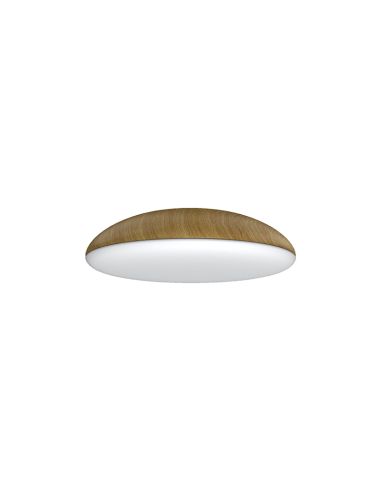 Plafón de techo redondo KAZZ madera grande