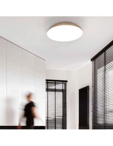 Plafon redondo KAZZ ambiente madeira