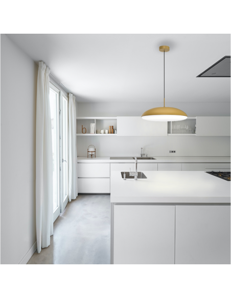 Candeeiro suspenso dourado Kazz ambient