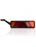 Piloto trasero LED con cuerno y triangulo FT-700 con conector 7 Pin  Fristom | LeonLeds