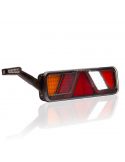 Piloto trasero LED con cuerno y triangulo FT-700 con conector 7 Pin  Fristom | LeonLeds