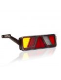 Piloto trasero LED con cuerno y triangulo FT-700 con conector 7 Pin  Fristom | LeonLeds