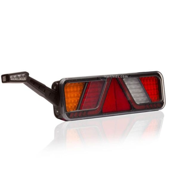 Piloto trasero LED con cuerno y triangulo FT-700 con conector 7 Pin  Fristom | LeonLeds