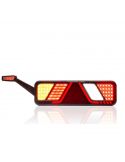 Piloto trasero LED con cuerno y triangulo FT-700 con conector 7 Pin  Fristom | LeonLeds