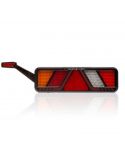 Piloto trasero LED con cuerno y triangulo FT-700 con conector 7 Pin  Fristom | LeonLeds