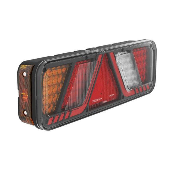 Piloto trasero LED trasero con triangulo con Can Bus incorporado No marca Avería ni DTCs FT-700 7 Pin | LeonLeds