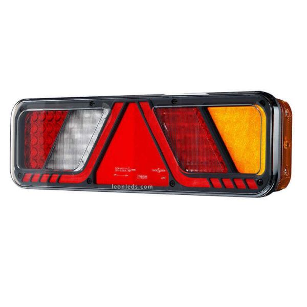 Feu arrière à LED avec triangle avec marque Can Bus No Fault intégrée ou DTC FT-700 7 broches | leonleds