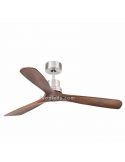 ✅ Ventilador de techo Lantau Nogal Oscuro 33370 | LeonLeds Ventiladores Faro