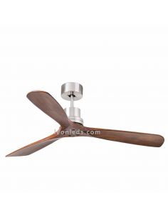 ✅ Ventilador de techo Lantau Nogal Oscuro 33370 | LeonLeds Ventiladores Faro