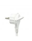 Base multiple 5 enchufes con interruptor luminoso y enchufe plano 1,4 metros de cable 420044 Garza | LeonLeds
