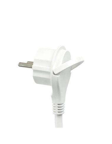 Base multiple 5 enchufes con interruptor luminoso y enchufe plano 1,4 metros de cable 420044 Garza | LeonLeds