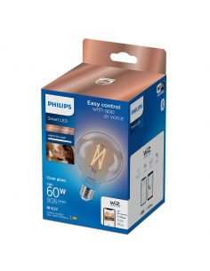 Bombilla LED Globo con filamento transparente 7W - 60W G95 Philips 8719514372184 | LeonLeds
