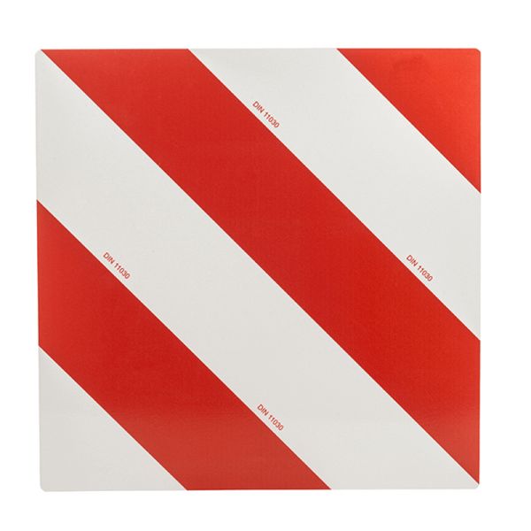 Plaque Homologuée V20 pour signalisation de charge en saillie 423mm X 423mm Droite | leonleds