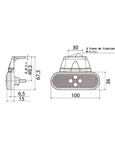 LED-Laterne Amber mit... 2