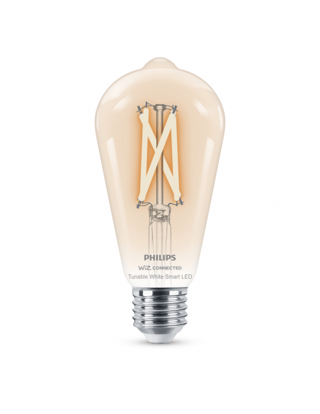 Bombilla LED ST64 inteligente 7W - 60W G95 E27 2.700K - 6.500K Wiz Connect 8719514372245 | LeonLeds