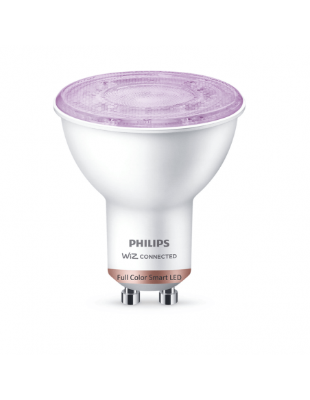 Pack 2 Lâmpadas LED Inteligentes GU10 50W 8719514372689 Philips Wiz | leonleds