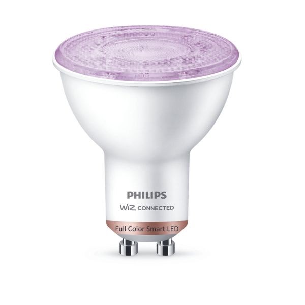 Pack 2 Bombillas LED inteligente GU10 50W 8719514372689 Philips Wiz | LeonLeds
