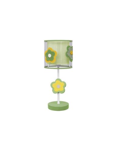 Lámpara Sobremesa Juvenil y Sobremesa Verde Serie Flor Flores | LeonLeds