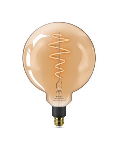 Ampoule LED géante Smart Globe E27 6W Wiz par Philips 8719514372160 | leonleds