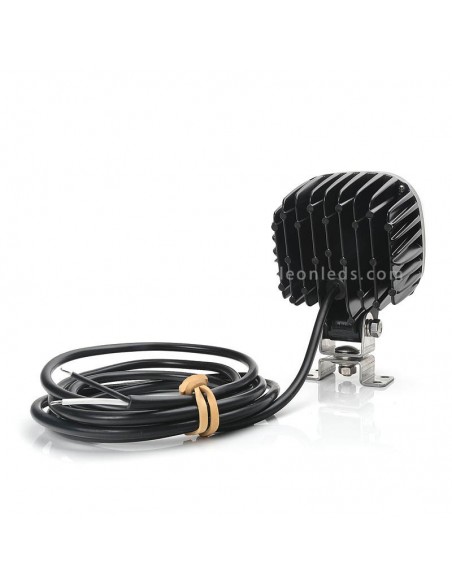 Faro de trabajo LED muy potente 8000Lm de largo alcance 12V-70V EMC R10 Was 1215 | LeonLeds