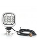 Faro de trabajo LED muy potente 8000Lm de largo alcance 12V-70V EMC R10 Was | LeonLeds
