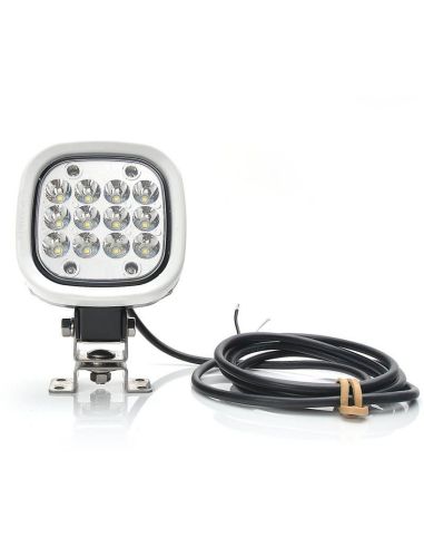 Faro de trabajo LED muy potente 8000Lm de largo alcance 12V-70V EMC R10 Was | LeonLeds