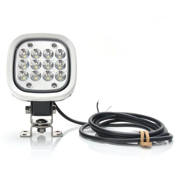 Faro de trabajo LED muy potente 8000Lm de largo alcance 12V-70V EMC R10 Was | LeonLeds