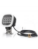 Faro de trabajo LED muy potente 8000Lm de largo alcance 12V-70V EMC R10 Was | LeonLeds