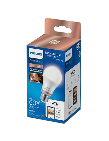 Ampoule LED Intelligente A60 8W - 60W E27 2700K-6500K Wifi Wiz