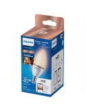 Bombilla LED Vela Inteligente E14 4,9W - 40W Tonalidad Regulable 2.700K - 6500K Wiz Philips | LeonLeds