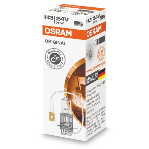 Bombilla H3 de 24V Original Line de 70W 64156 Osram | LeonLeds