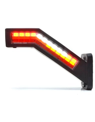 Piloto trasero LED de brazo con luz de freno, niebla, marcha atras, intermitente dinámico y luces de galibo 1443 | LeonLeds