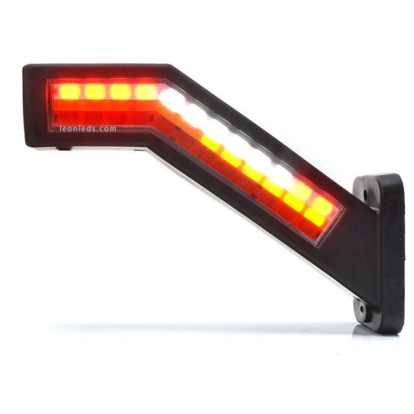 Piloto trasero LED de brazo con luz de freno, niebla, marcha atras, intermitente dinámico y luces de galibo 1443 | LeonLeds