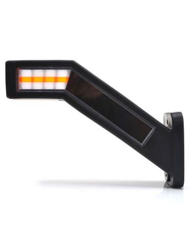 Lanterna traseira de braço em LED com freio, neblina, ré, piscas dinâmicos e luzes de afastamento 1443 | leonleds