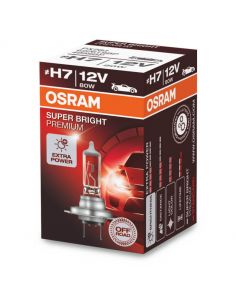 Bombilla H7 muy potente con 80W de 12V Super Bright Premium (1 Unidad) 62261SBP Osram | LeonLeds