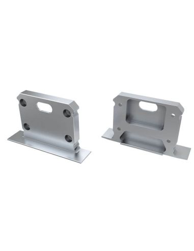 Tapa final metalica de Perfil para tira LED Intalia  12-0425-10 | LeonLeds