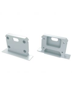 Tapa final metalica de Perfil para tira LED Intalia  12-0425-10 | LeonLeds 2