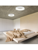 Plafón de techo LED Girona regulable pequeño blanco