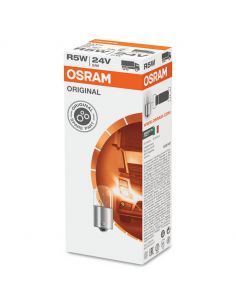 Lâmpada R5W 24V BA15s Halógena Original 1 Und. 1 Poste Osram | leonleds