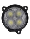 Faro LED redondo empotrable 40W de Ø 84 con conector Deutsch 12/24V Case New Holland | LeonLeds