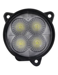 Spot LED rond encastré 40 W Ø 84 mm avec connecteur Deutsch 12/24 V, boîtier New Holland | LeonLeds