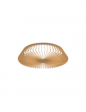 Plafon pequeno circular LED com acabamento em madeira Mantra 7964 | leonleds