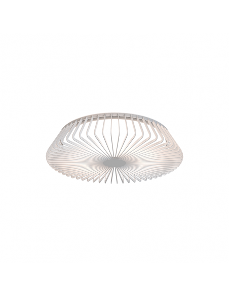 Lâmpada de teto LED redonda branca Himalaya com controle remoto grande