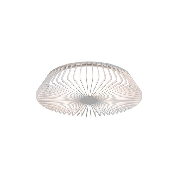Plafón LED redondo Himalaya blanco con mando grande