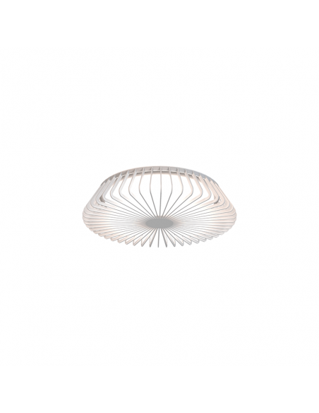 Plafón LED redondo Himalaya blanco con mando pequeño