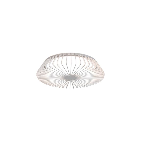 Plafón LED redondo Himalaya blanco con mando pequeño